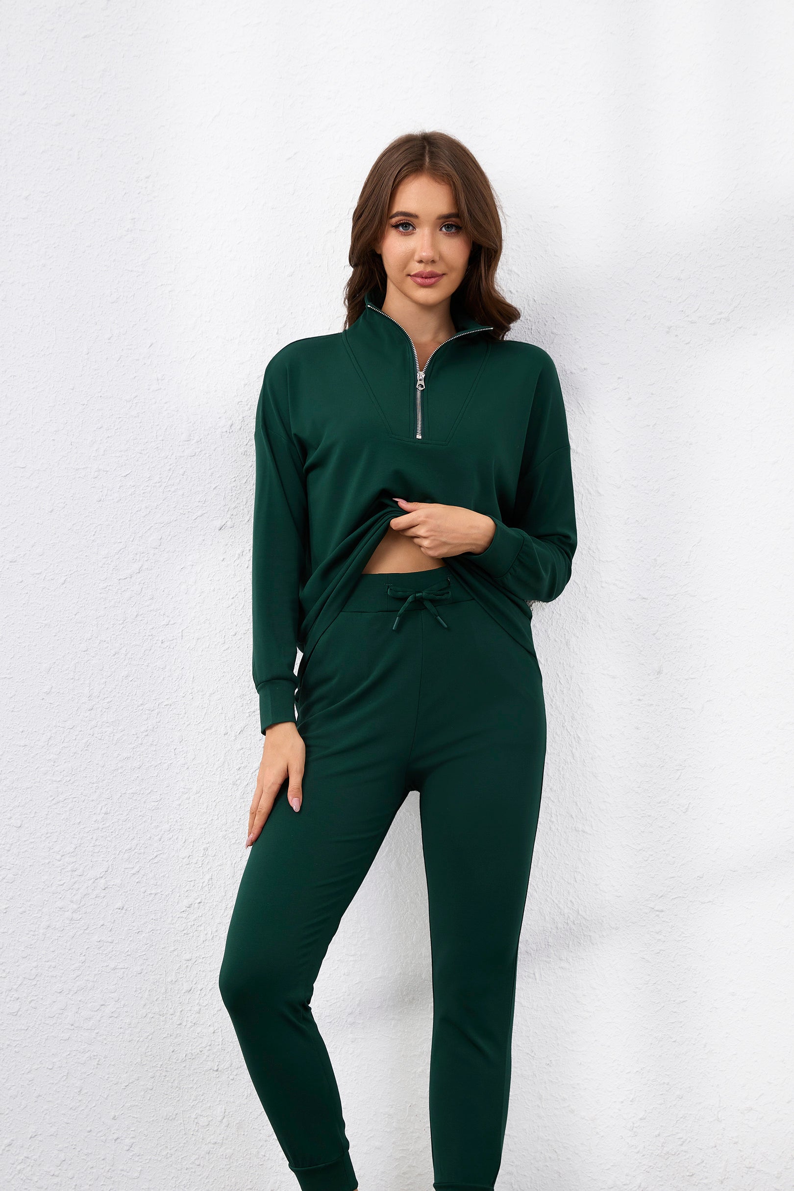 AirMode Half-Zip Set in After Eight