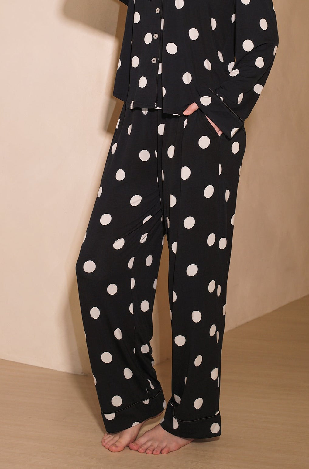 Signature Long Pyjamas Pants in Polka Dot