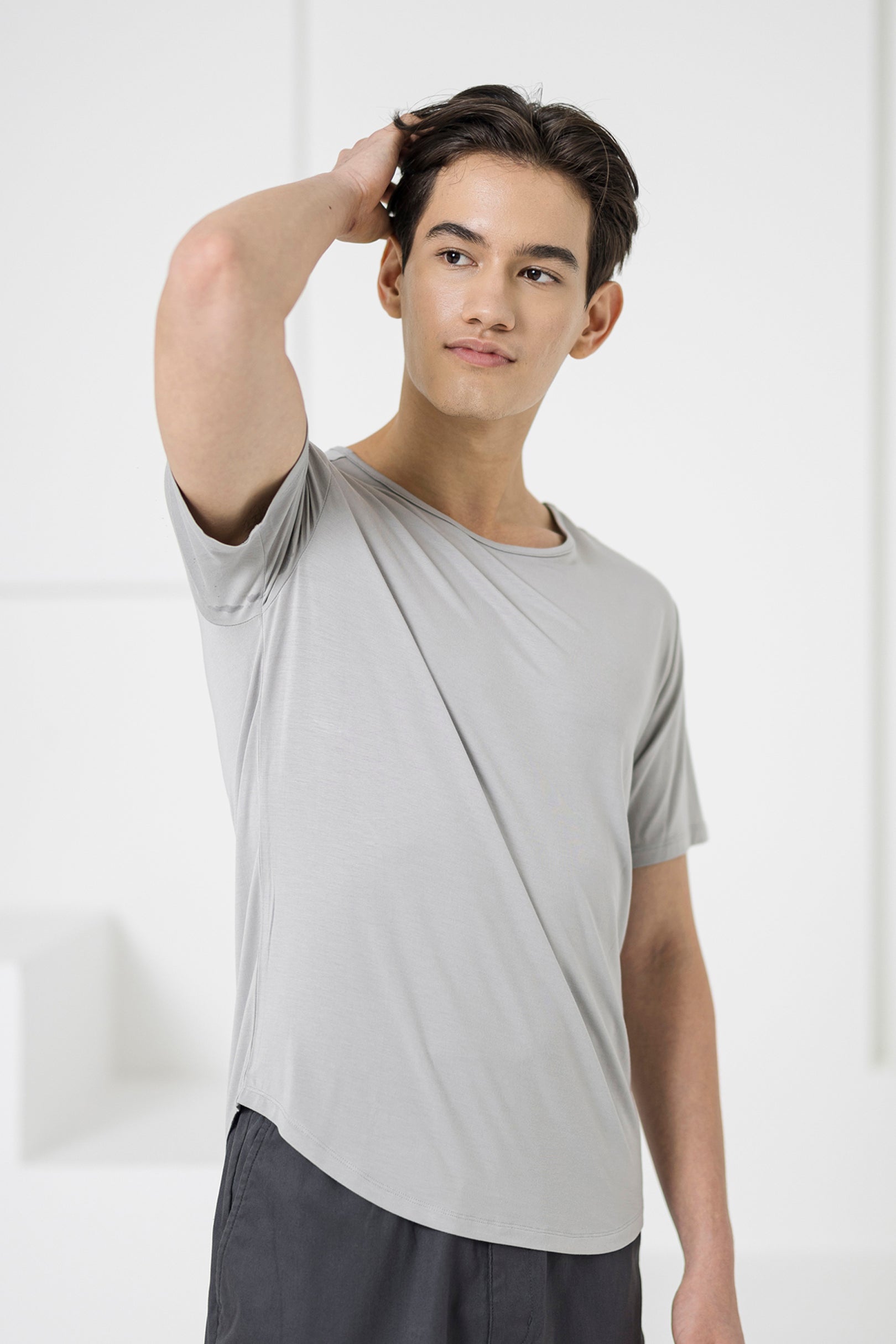 Men's Lounge Tee in Grey