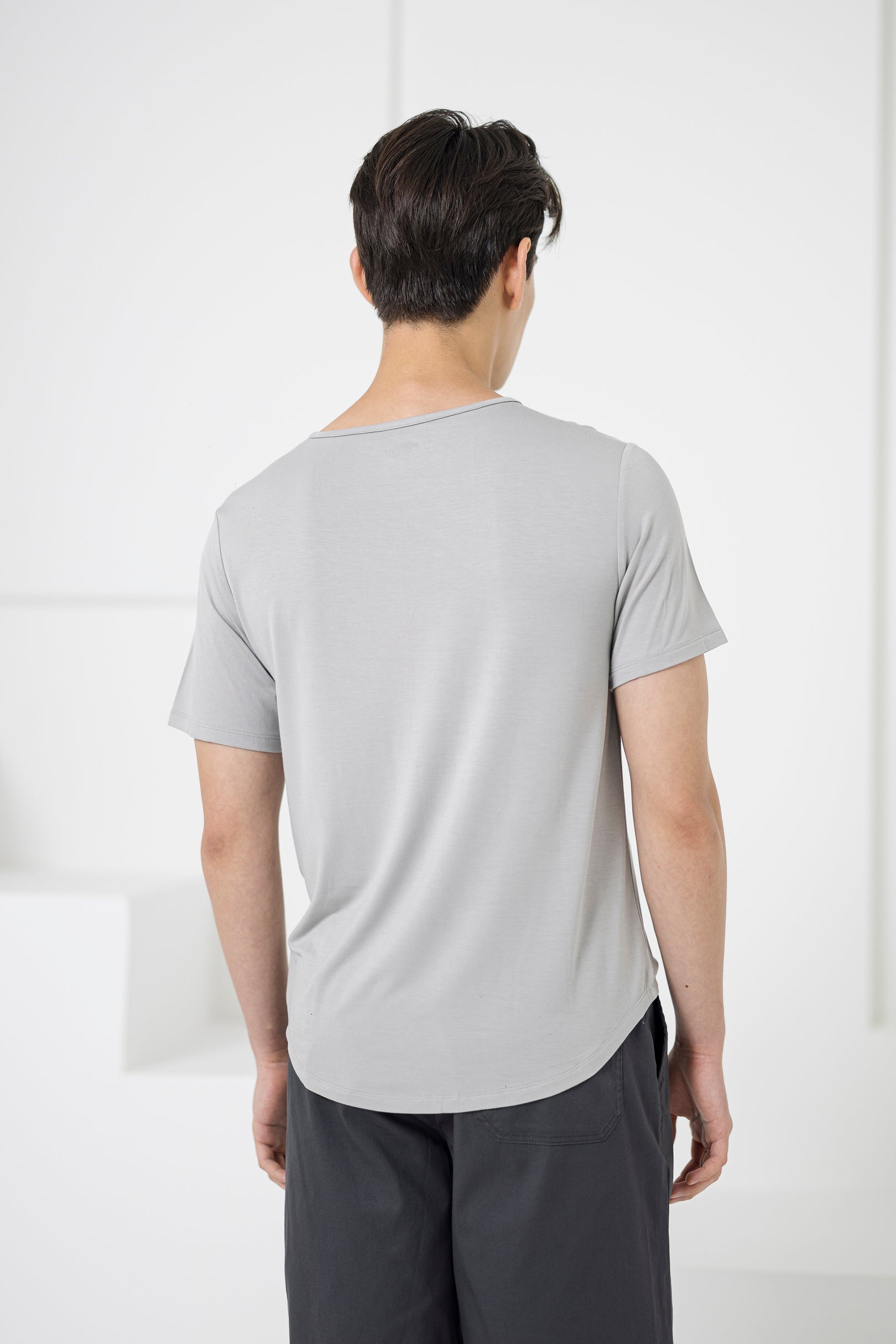 Men's Lounge Tee in Grey