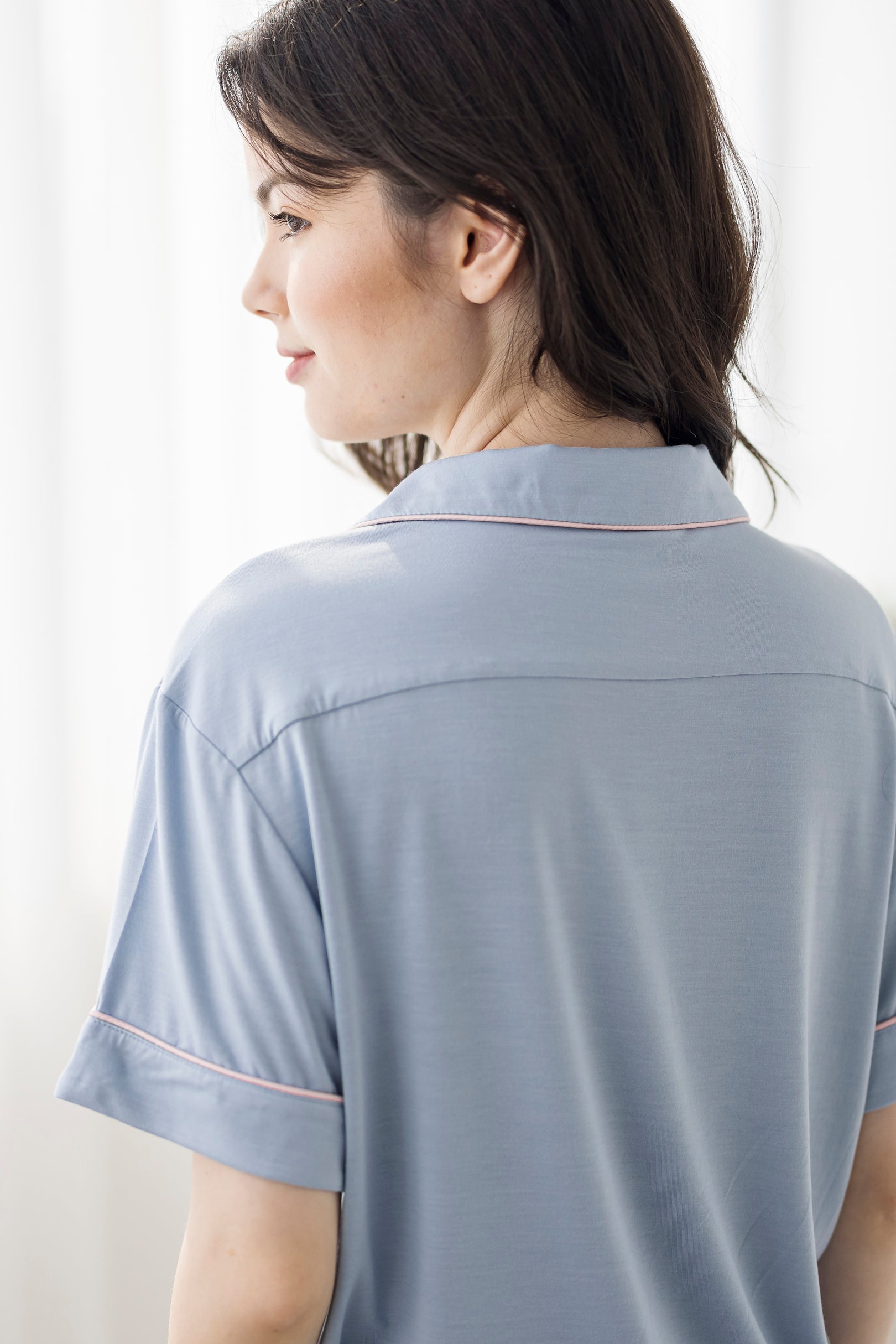Signature (Pants Set) Pyjamas Top in Powder Blue