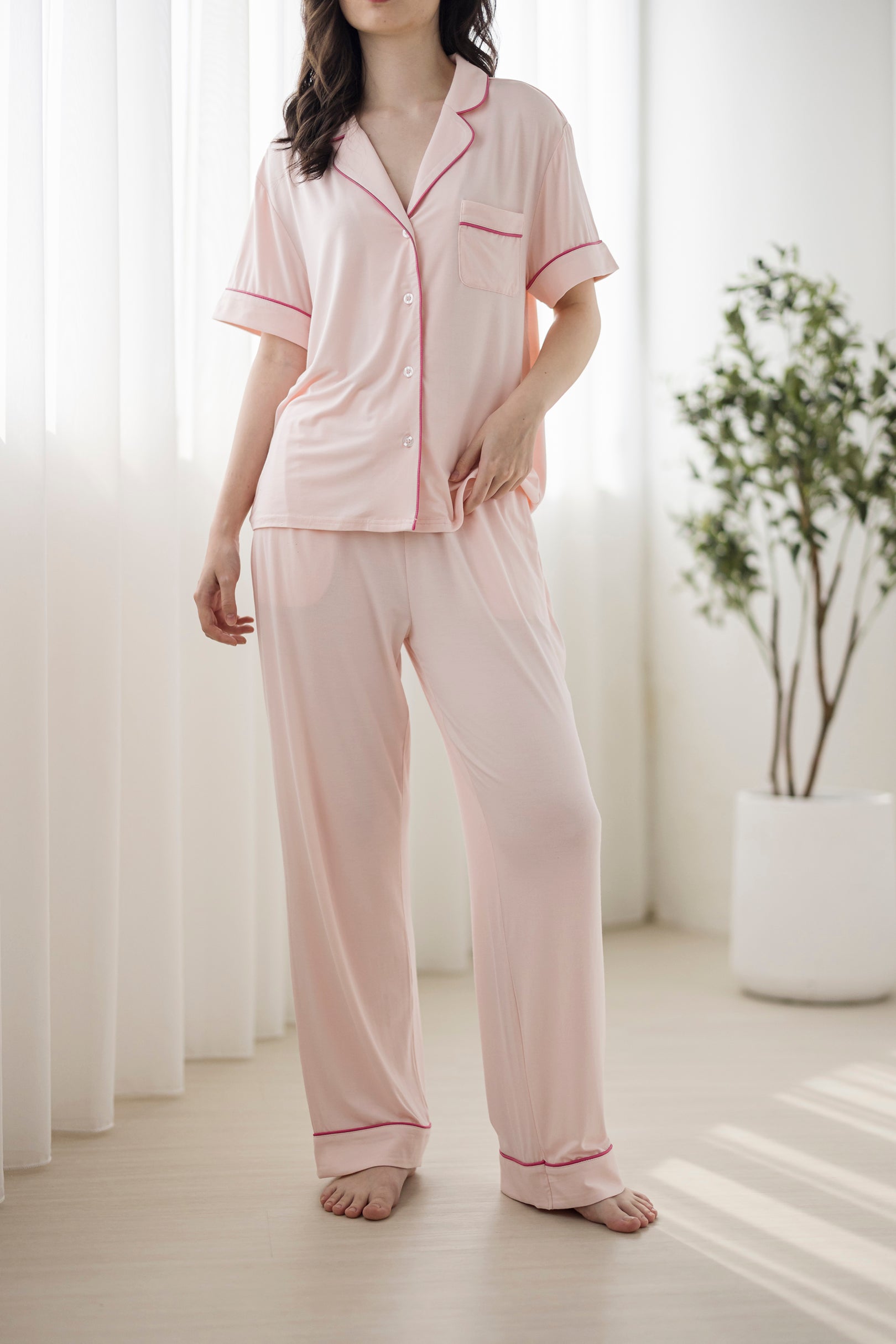 Signature Pants Set in Blush
