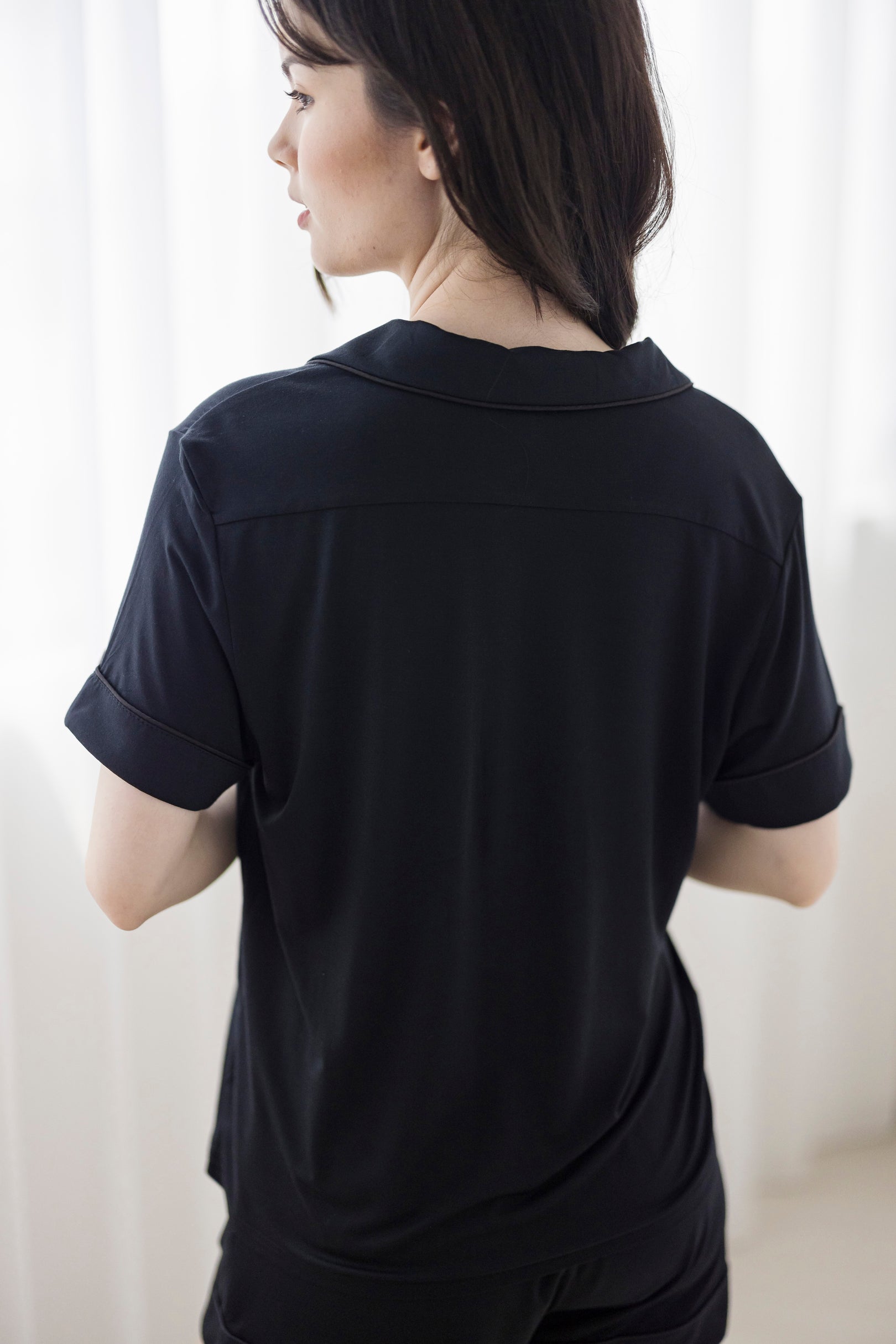 Signature Pyjamas Set in Noir