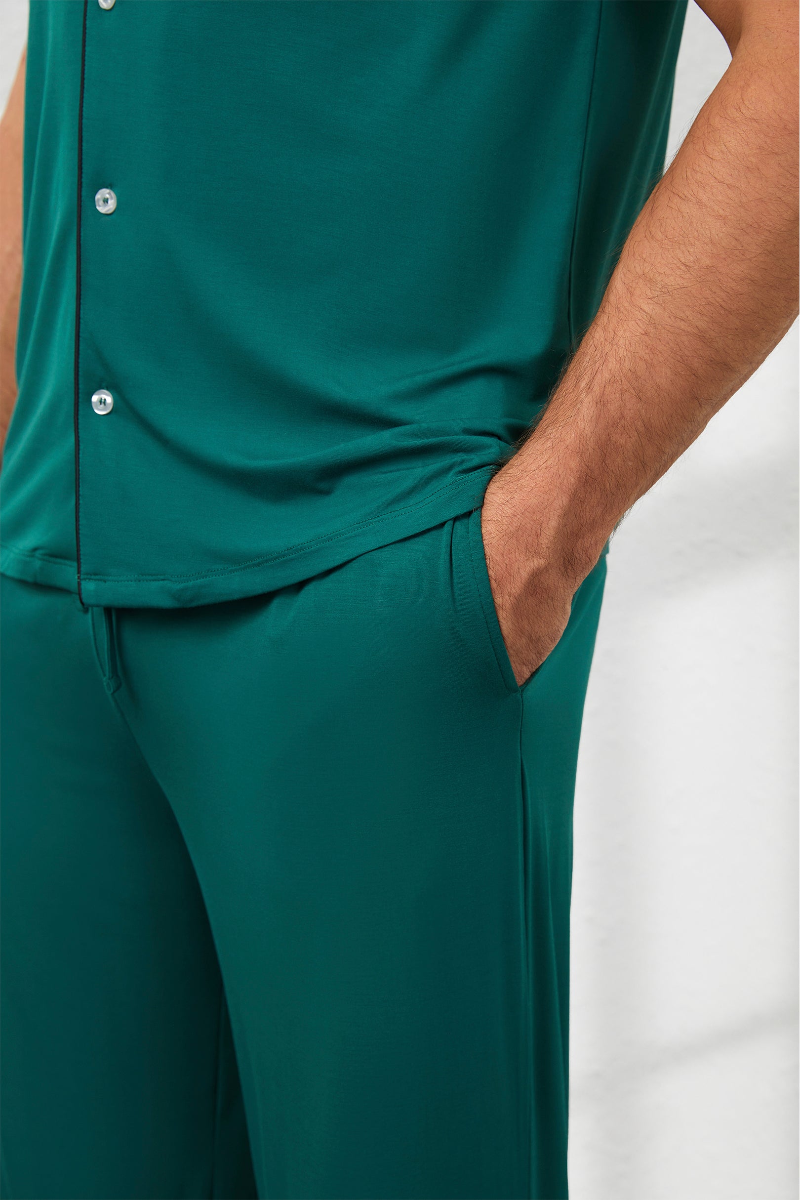 Men's Signature (Pants Set) Pyjamas Pants in Pine Green