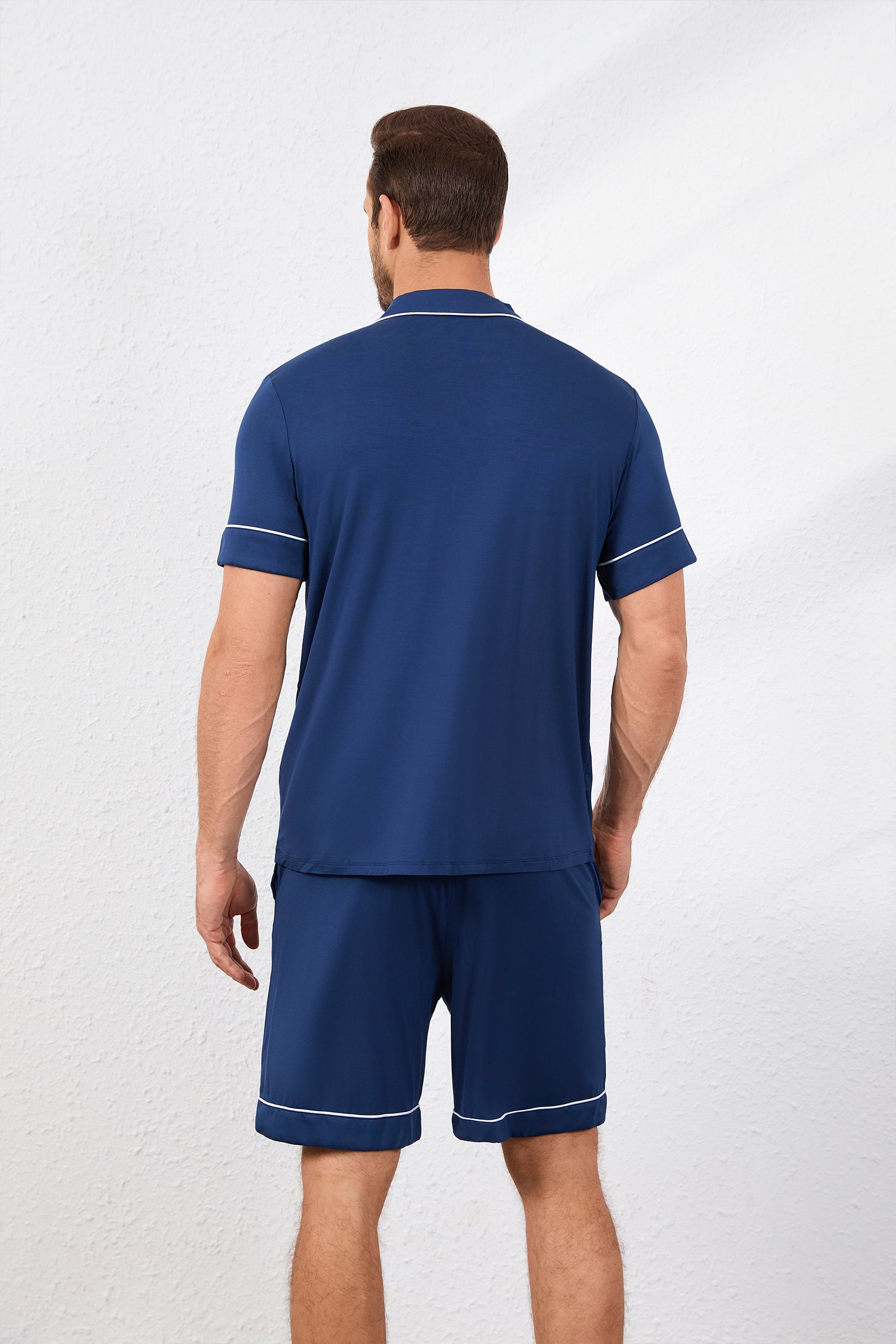 Men's Signature Pyjamas Set in Midnight Blue