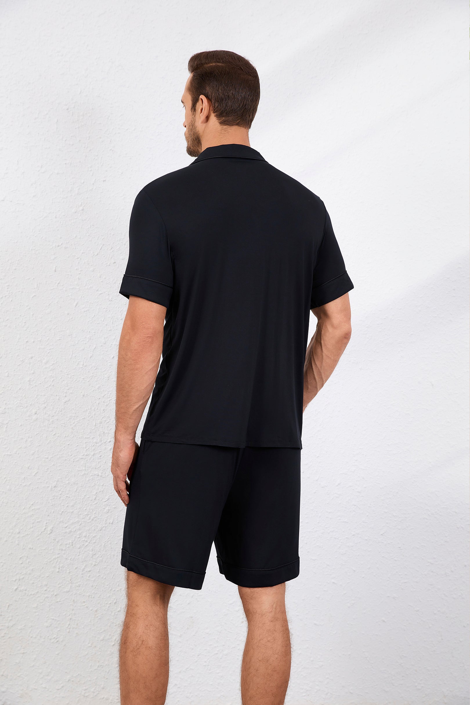 Men's Signature Pyjamas Set in Noir