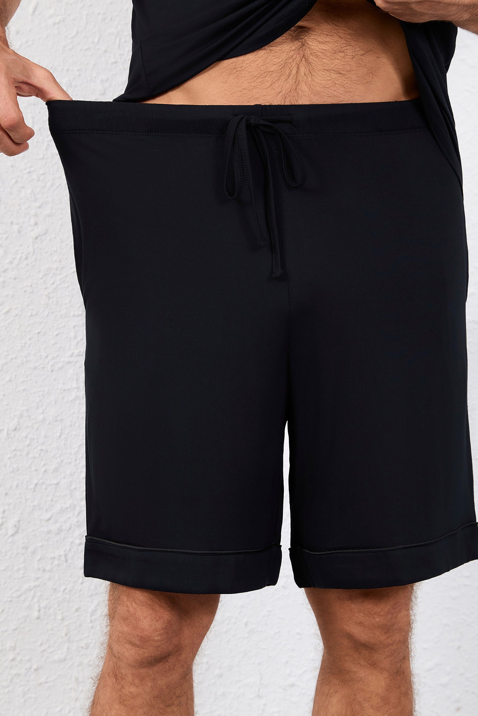 Men's Signature Pyjamas Set in Noir