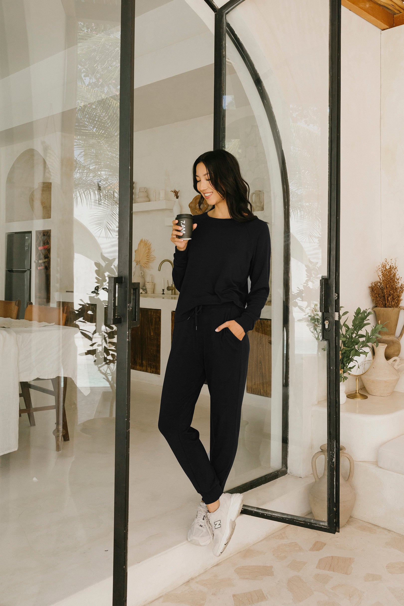 AirMode Jogger Set in Noir