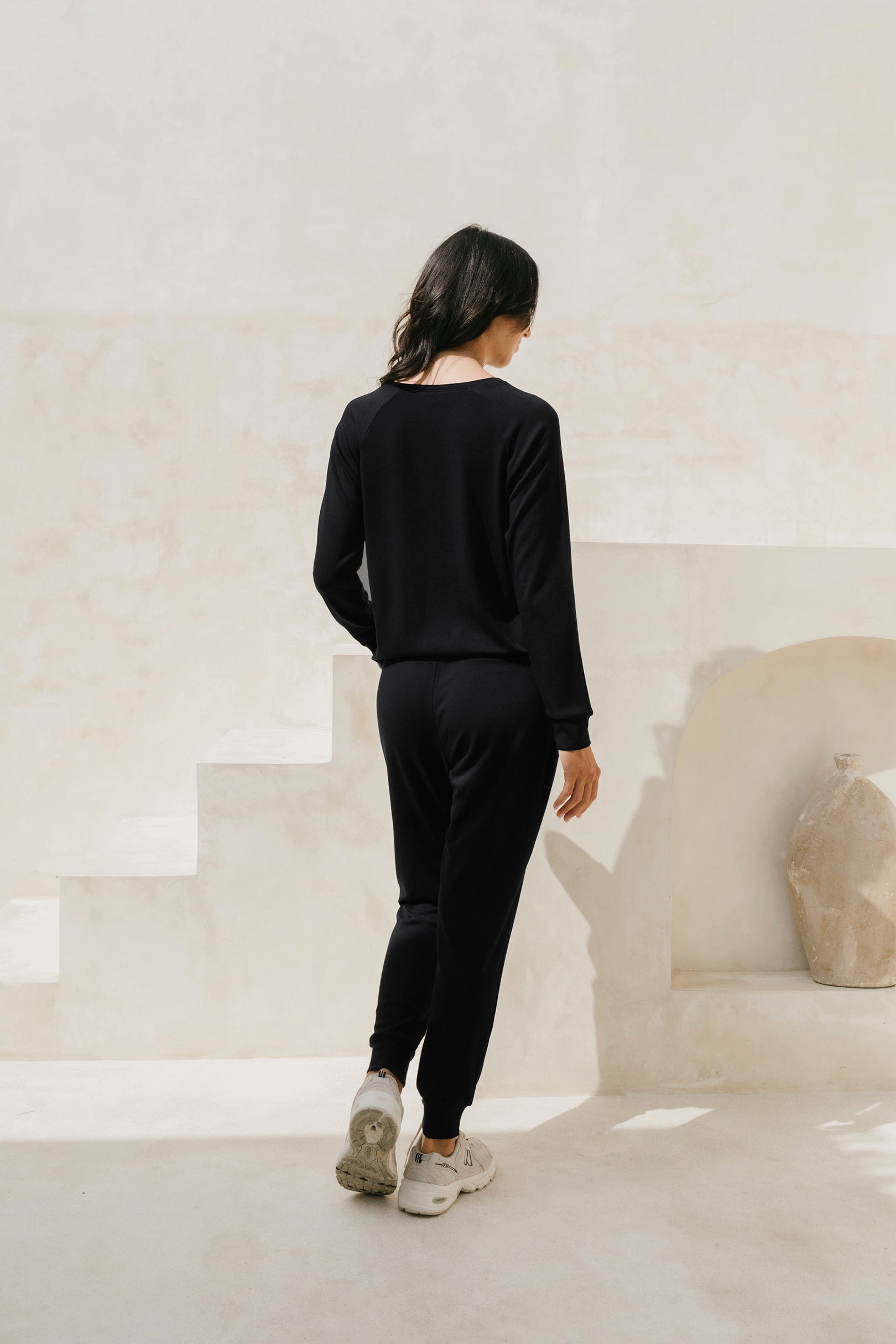 AirMode Jogger Set in Noir