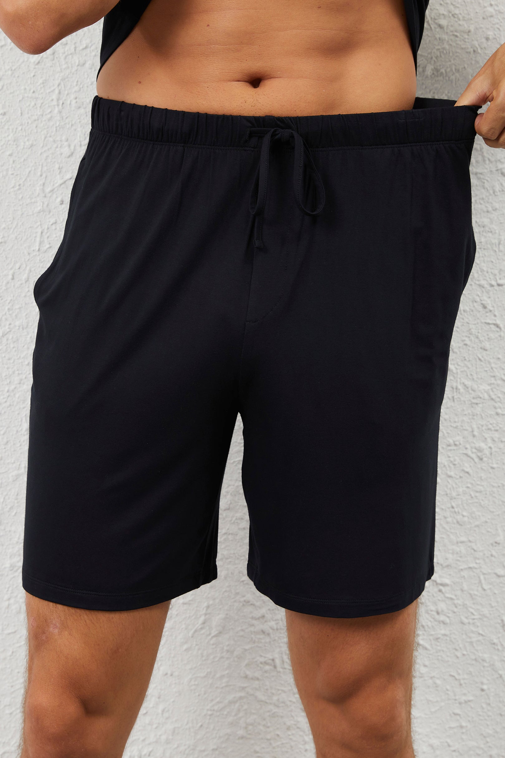 Men's Ice-Cool Lounge Shorts in Noir