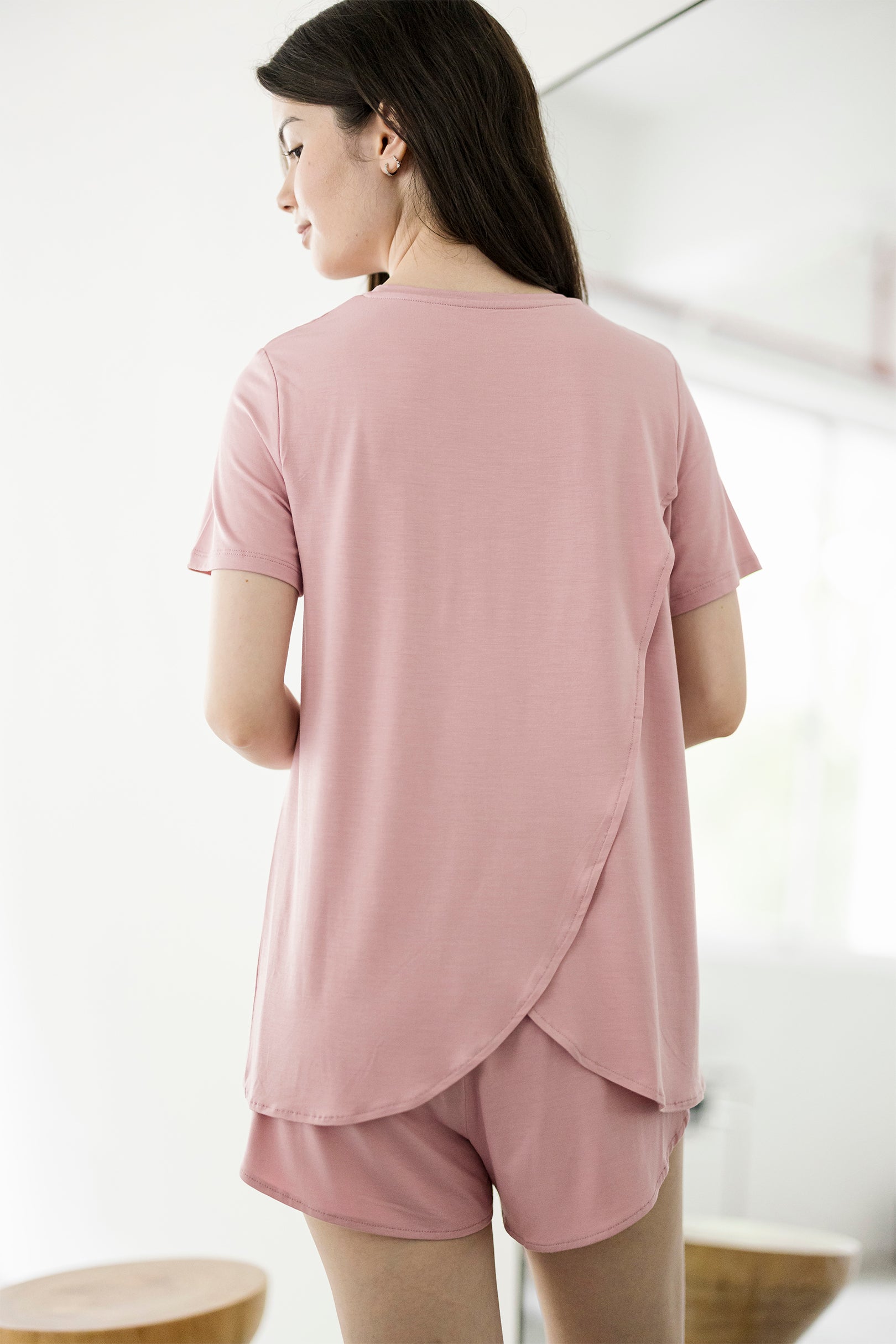 Mysa Lounge Set in Peony Pink