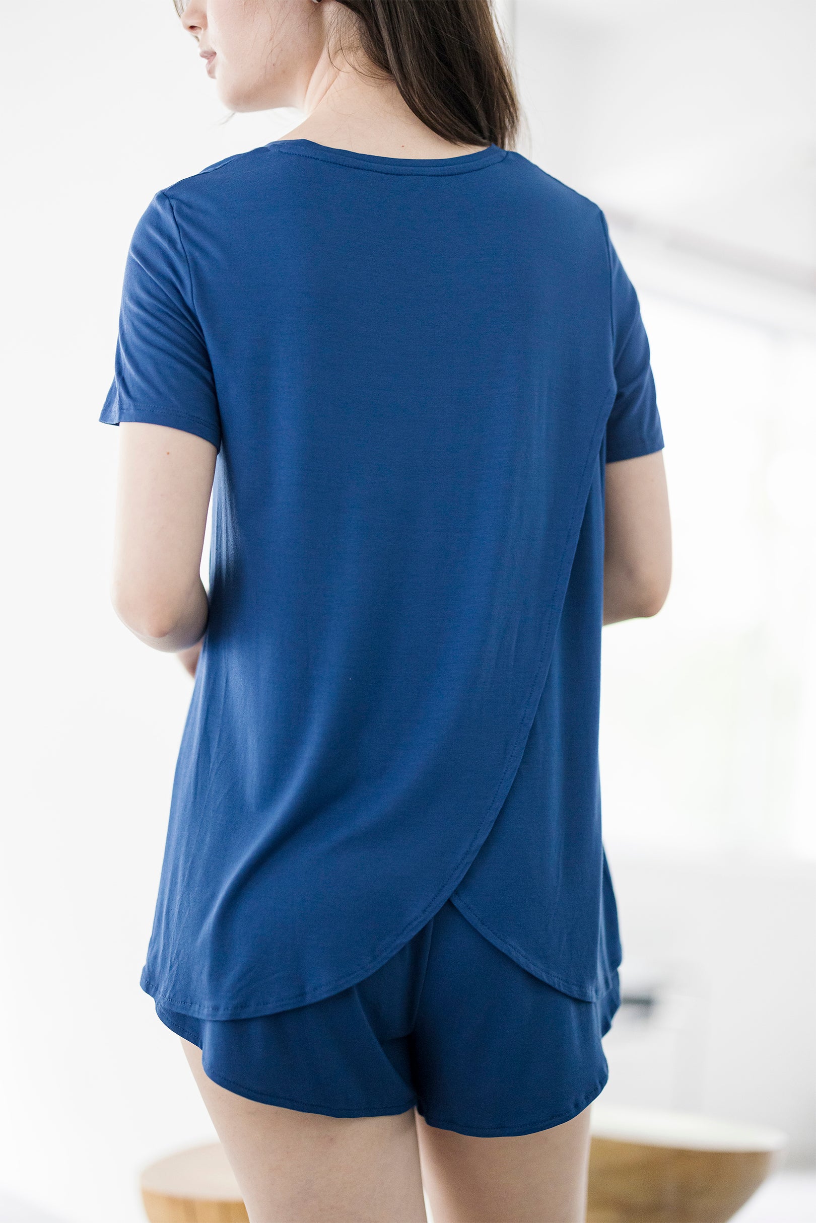 Mysa Lounge Shorts in Sunset Blue