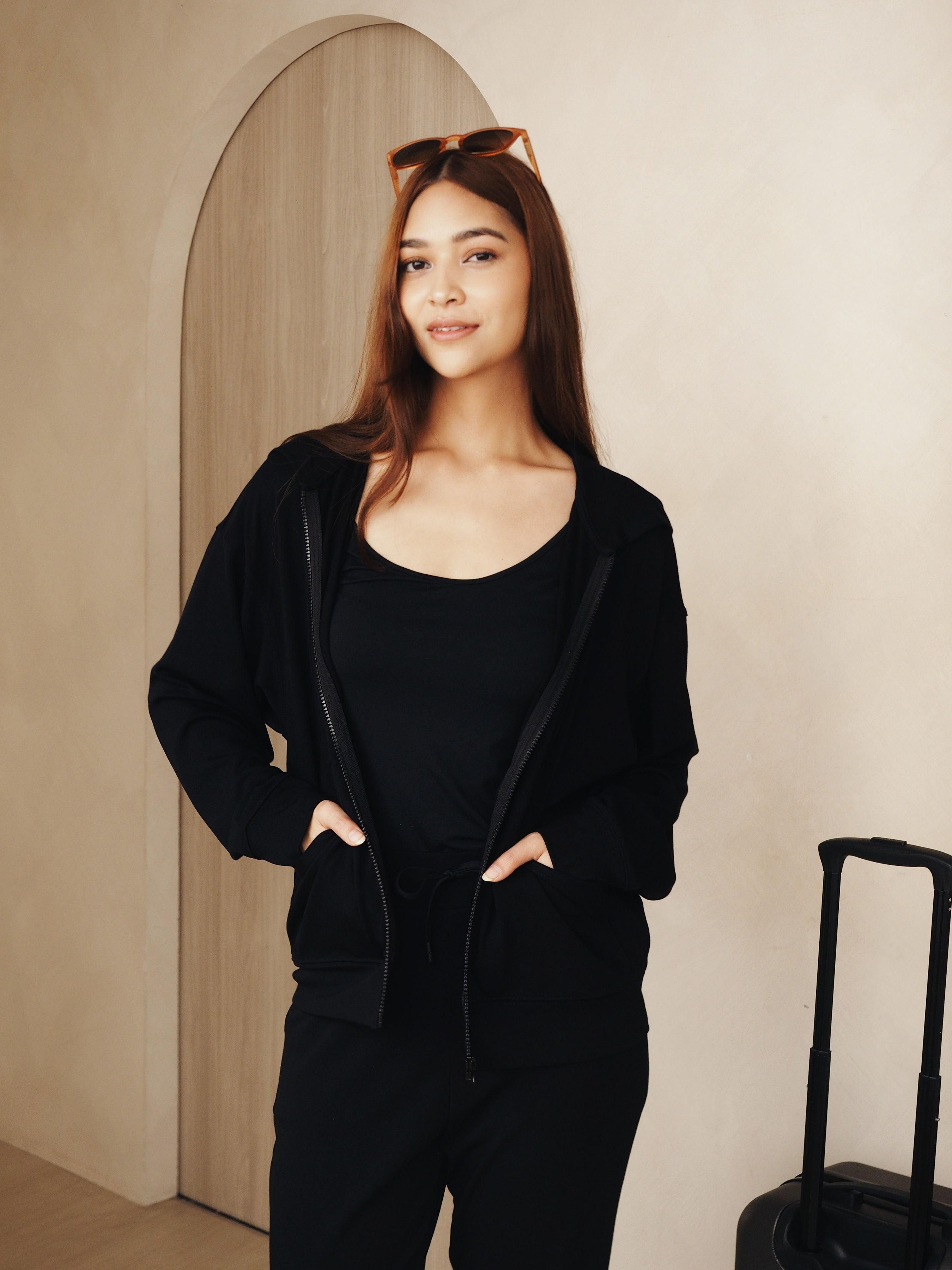 AirMode Hoodie Pants in Noir