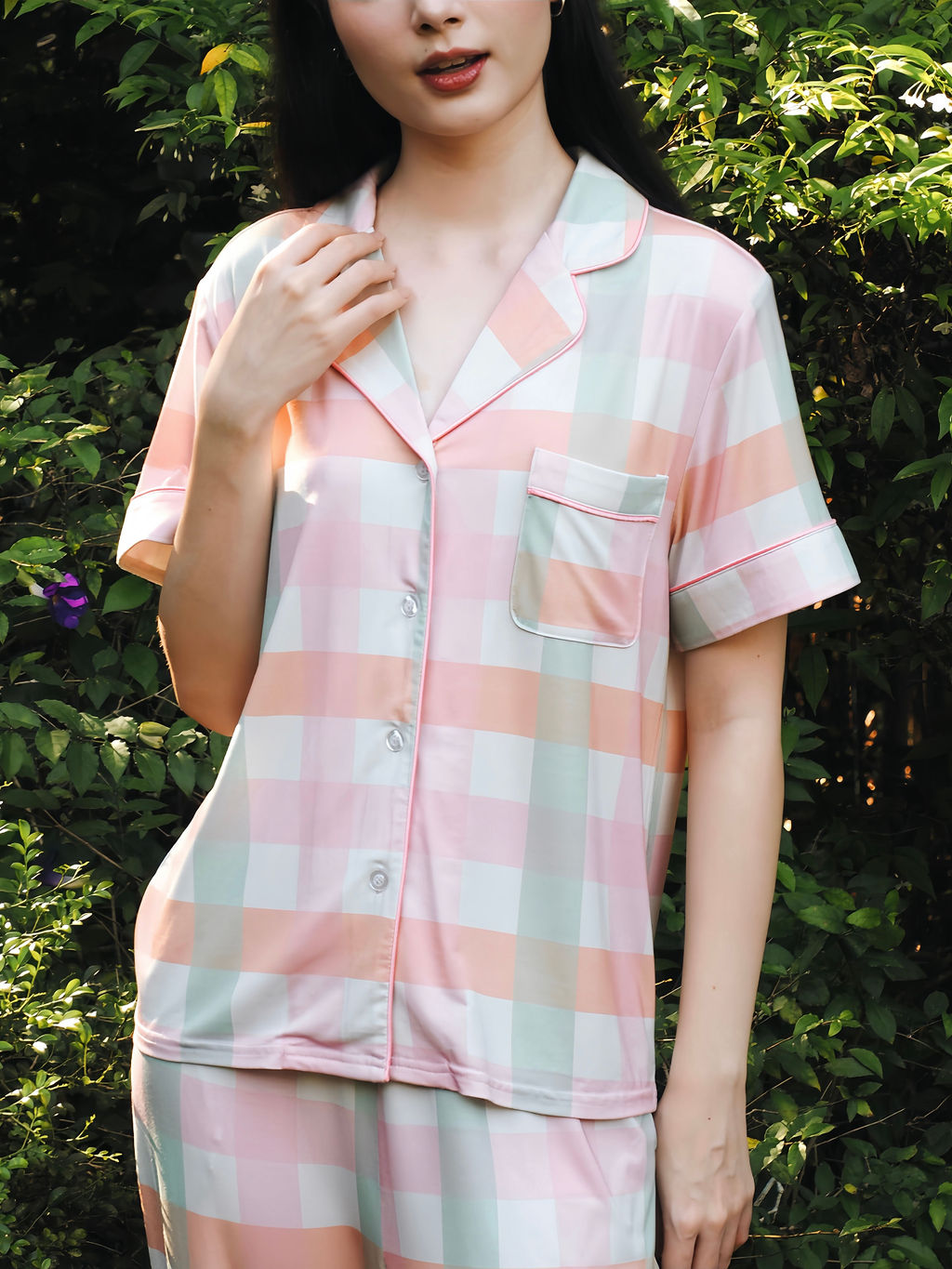 Signature (Pants Set) Pyjamas Top in Spring Whispers