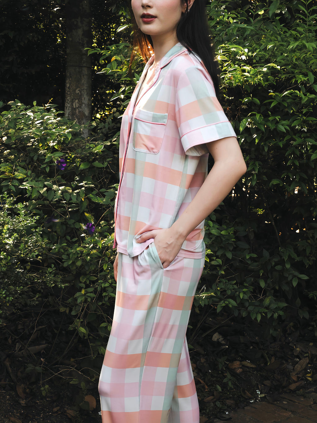 Signature Pants Set in Spring Whispers