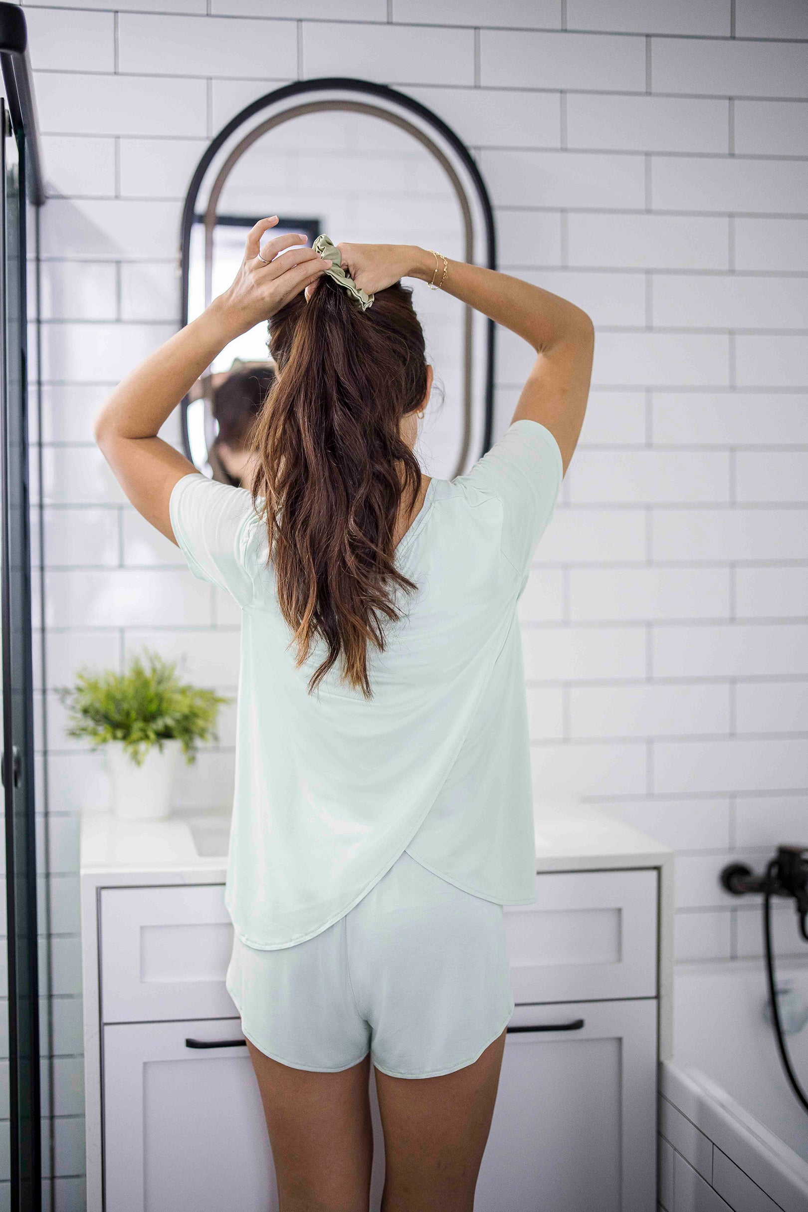 Mysa Lounge Shorts in Healing Sage