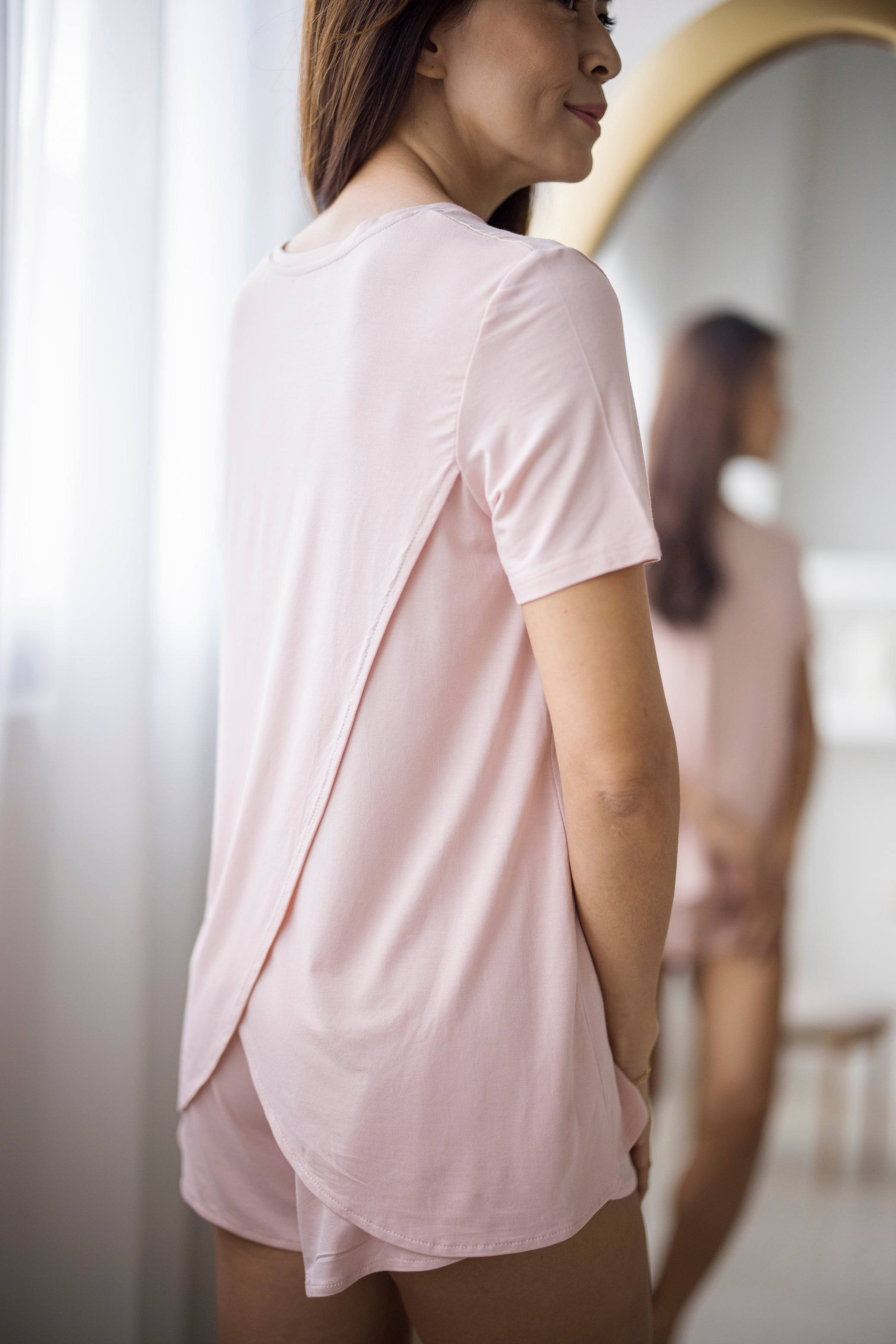 Mysa Lounge Top in Soft Pink