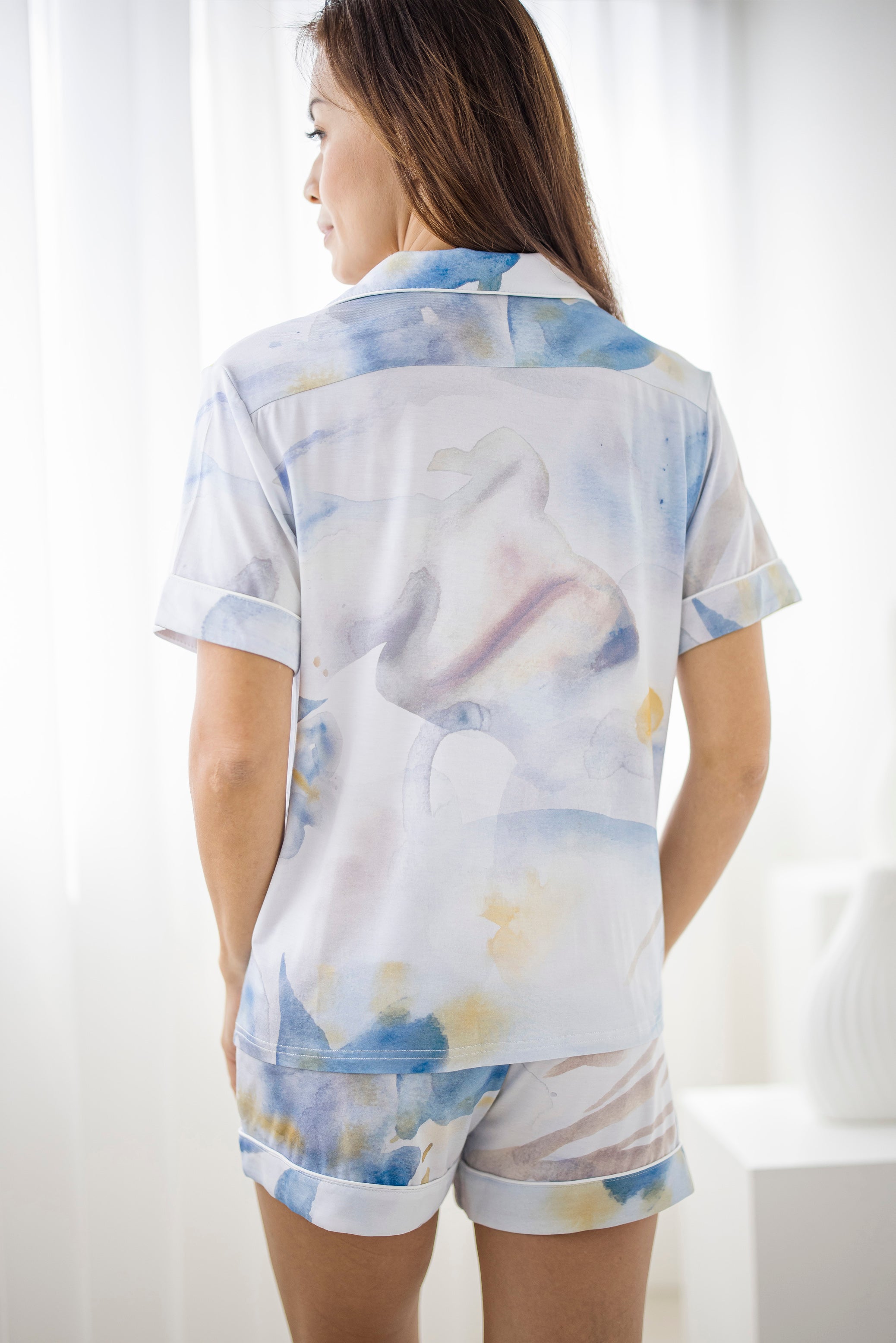 The Signature Pyjamas Shirt in Chamomile Print