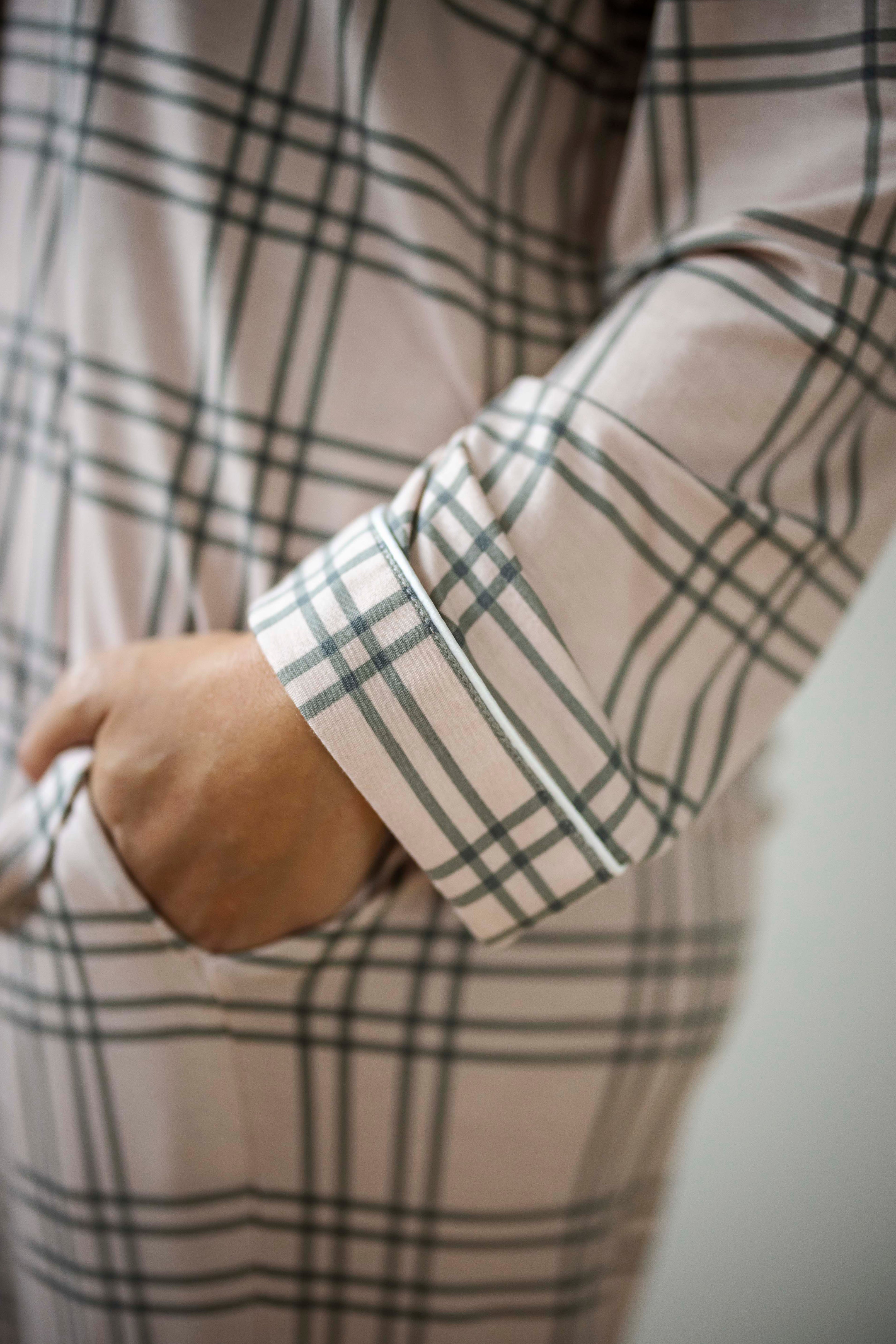 Signature Long Pyjamas Pants in Checkered