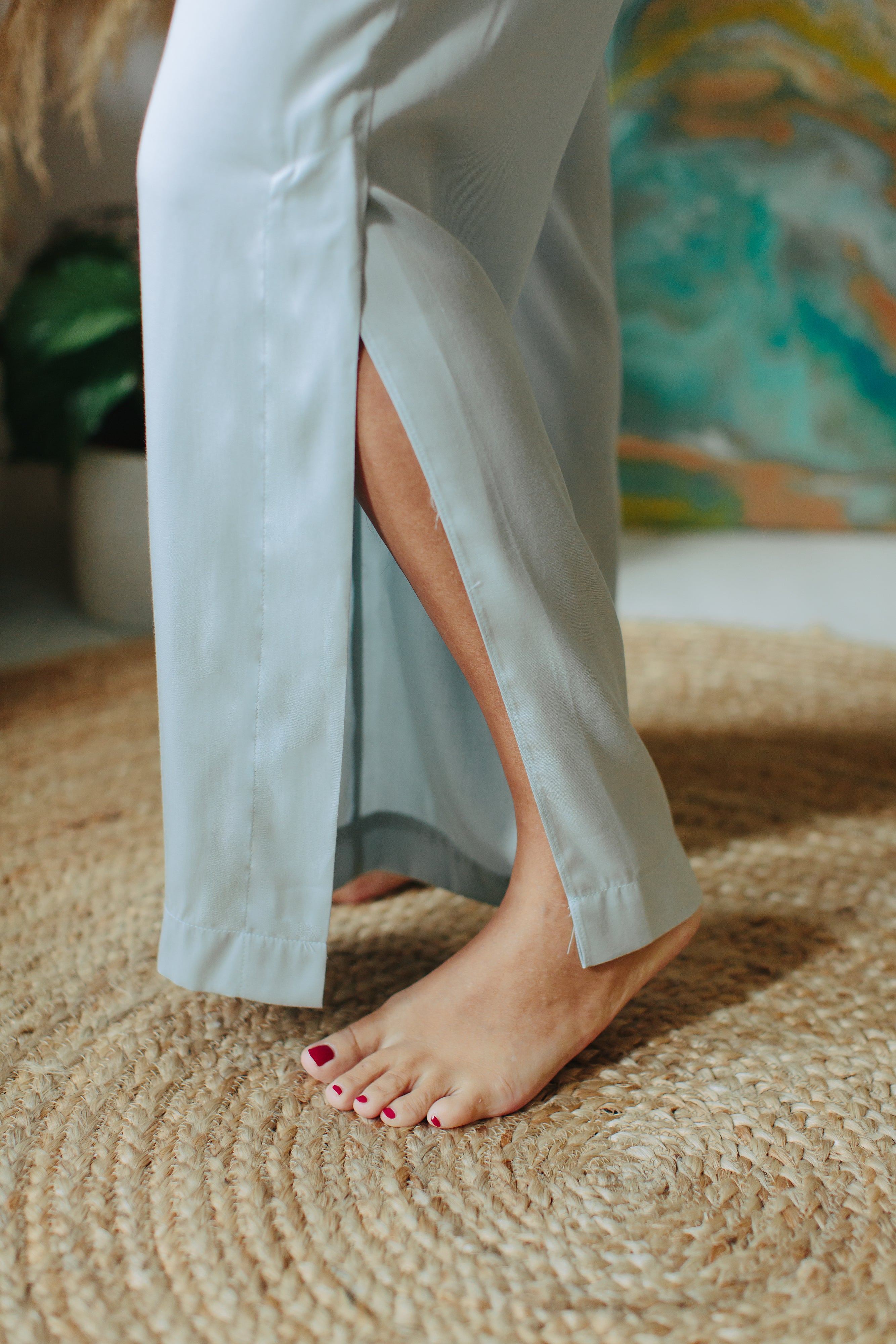 SIGNATURE PANTS in Slate Blue