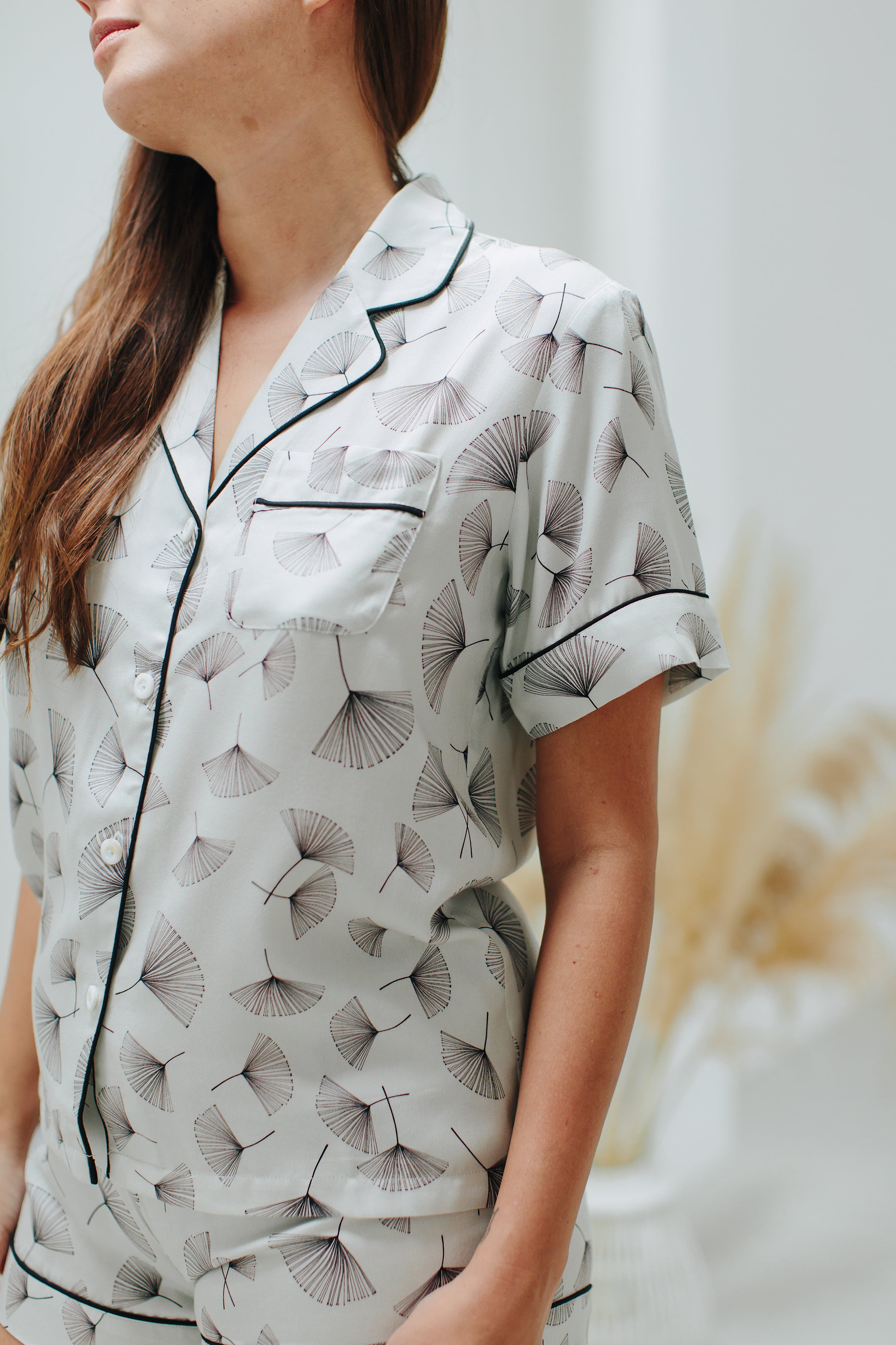 SIGNATURE PYJAMAS SHIRT in Dandelion
