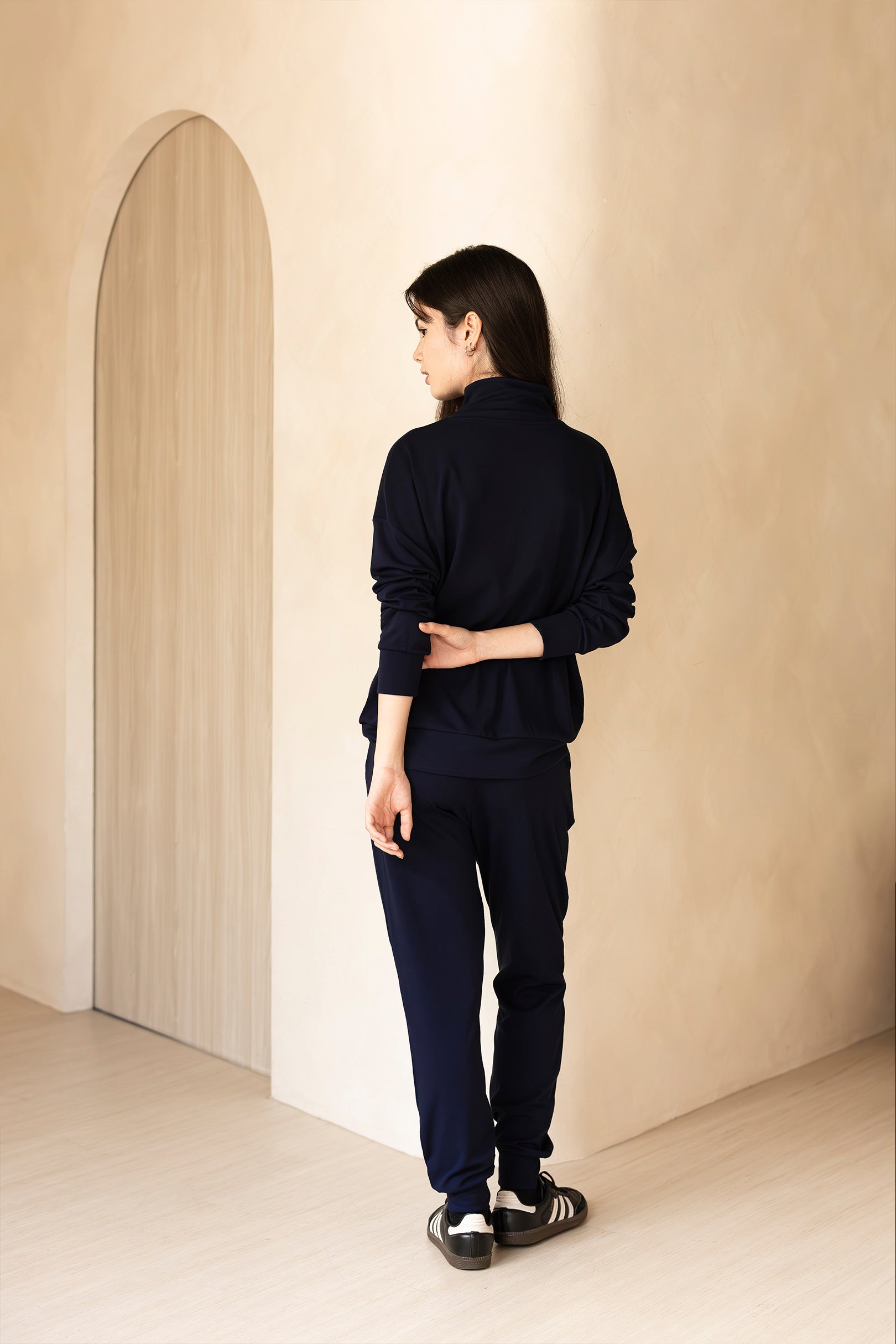 AirMode Half-Zip Set in Midnight Blue