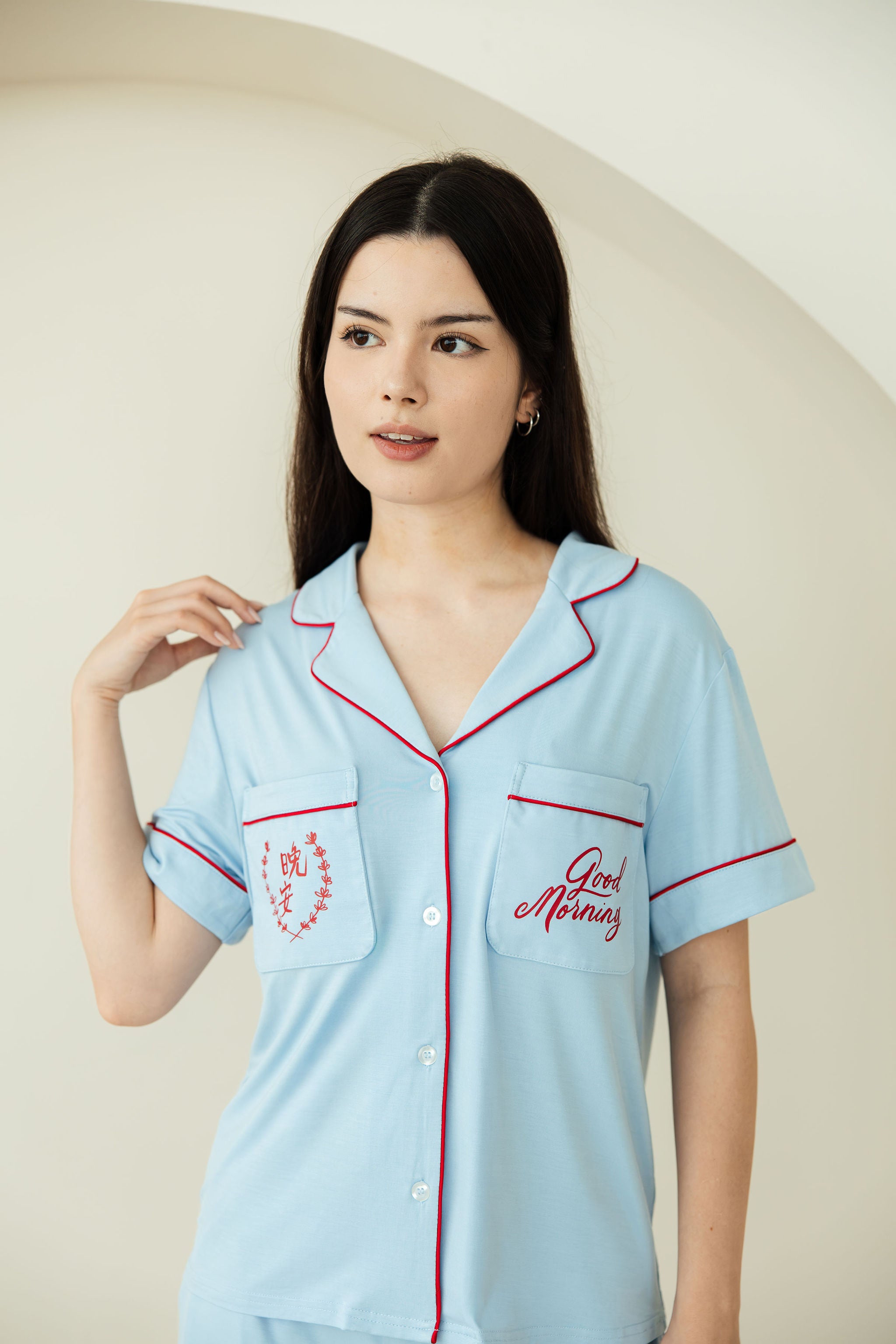Signature CloudLined Pyjamas Shirt in Morning