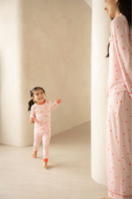 Load image into Gallery viewer, Kids Long Pyjamas Set in Hearts
