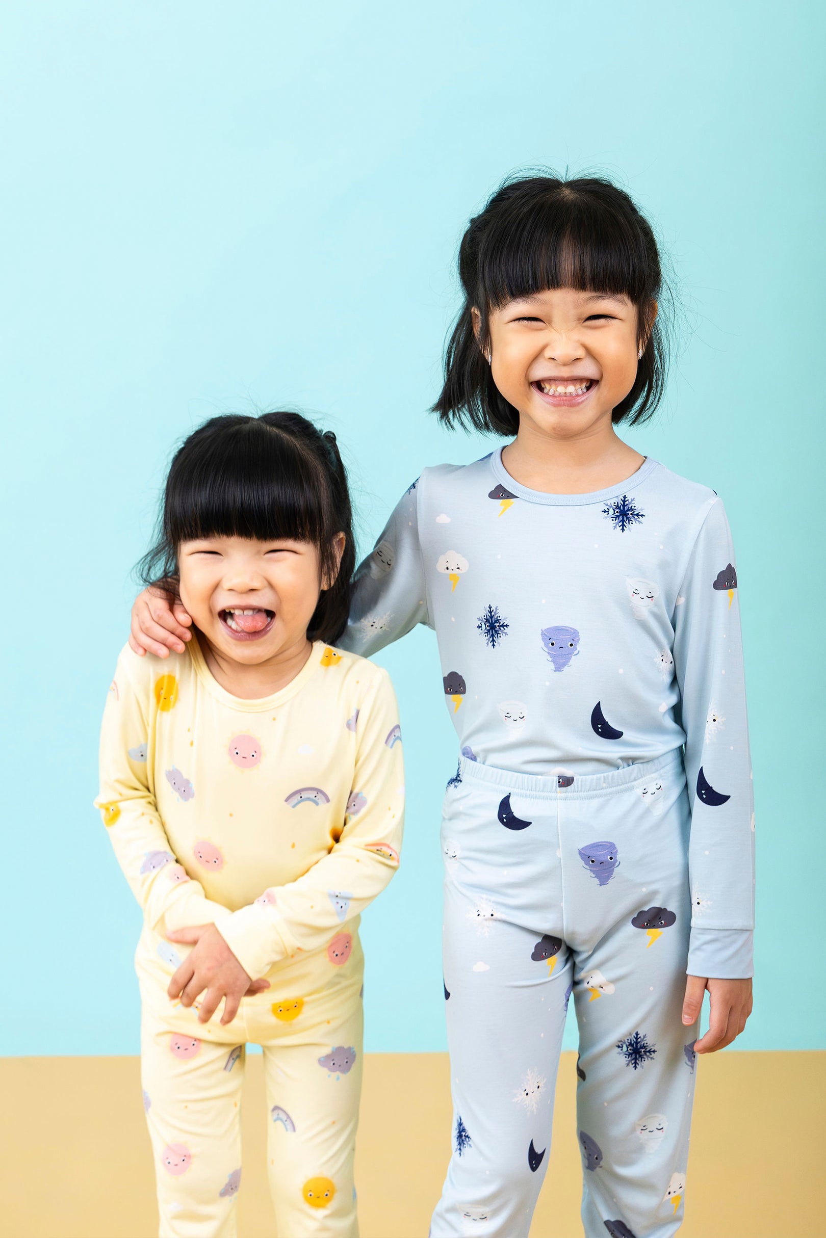 Selenightco x Sheila Sim Long Pyjamas Set in Summer Rise