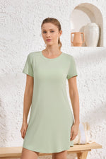 Load image into Gallery viewer, Ice-Cool Lounge Dress in Matcha Latte
