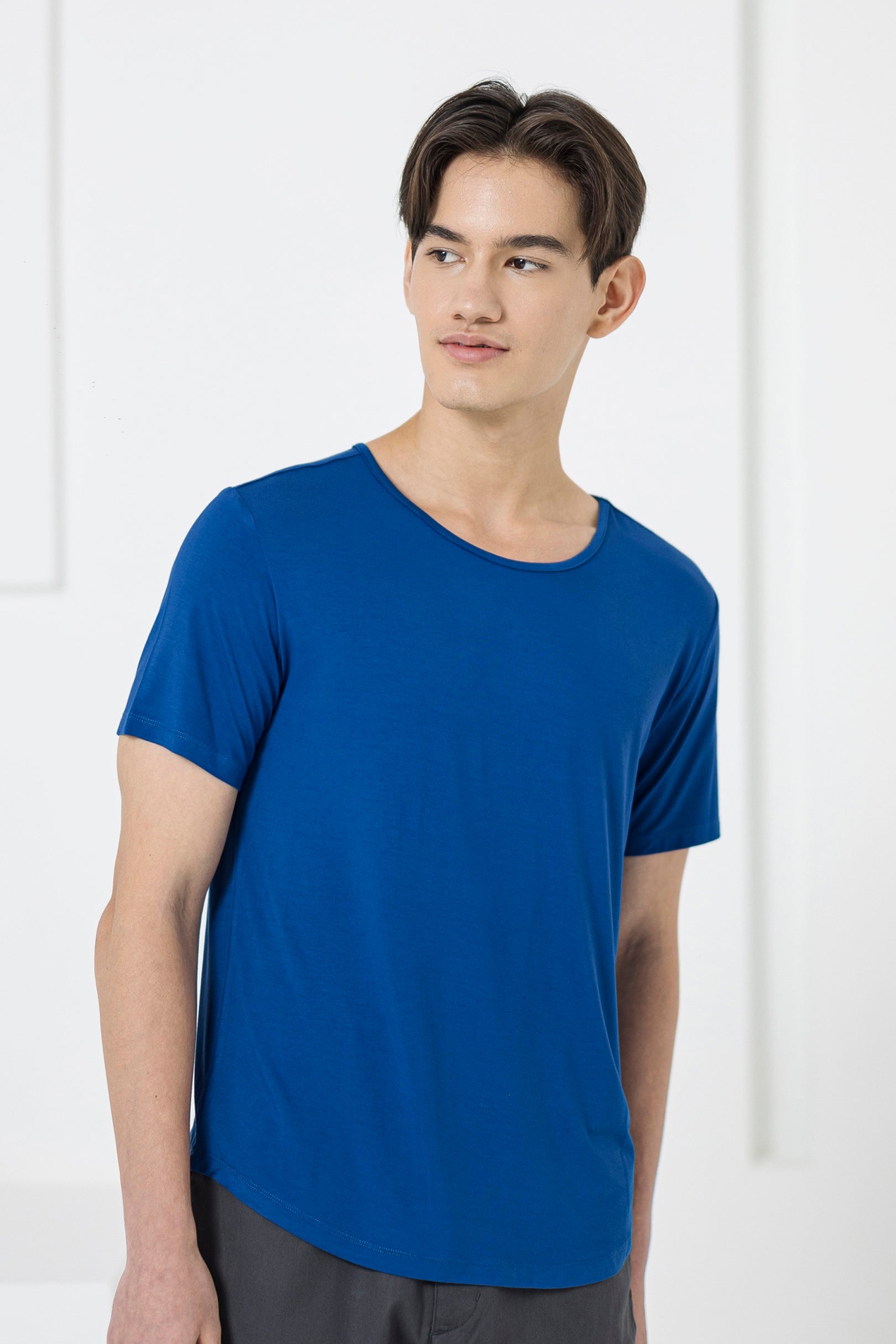 Men's Ice-Cool Lounge Tee in Sunset Blue