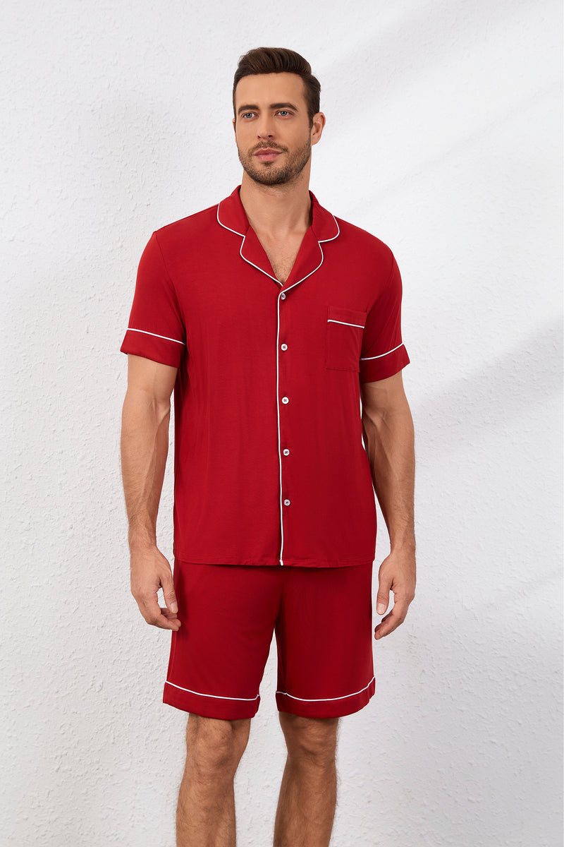 Men's Signature Pyjamas Set in Merah Putih – Selenightco