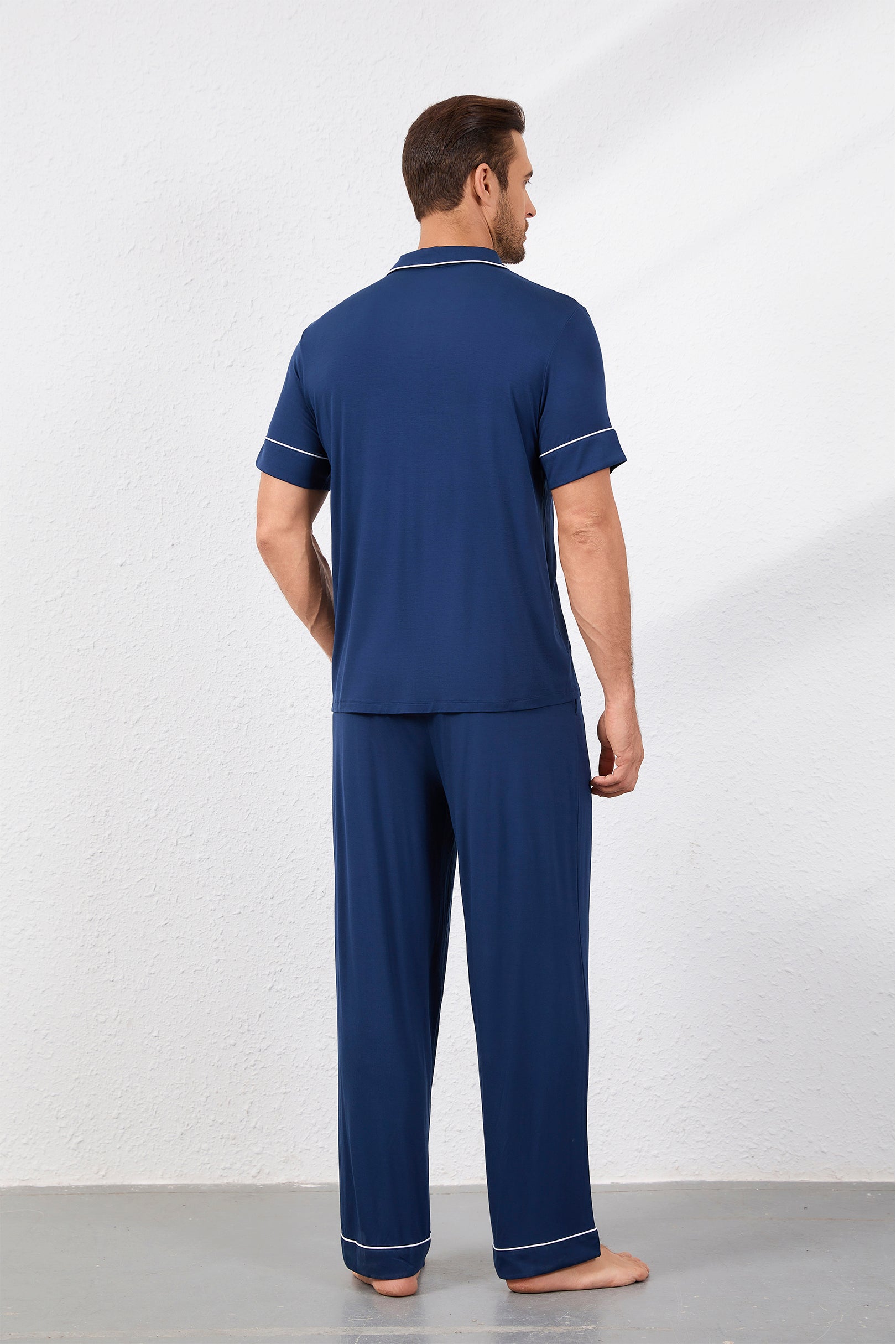 Men's Signature Pants Set in Midnight Blue