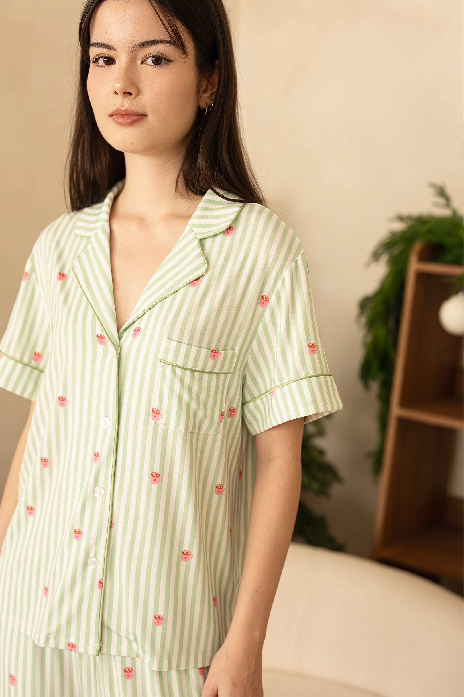 Signature (Pants Set) Pyjamas Pants in Hot Chocolate Avenue