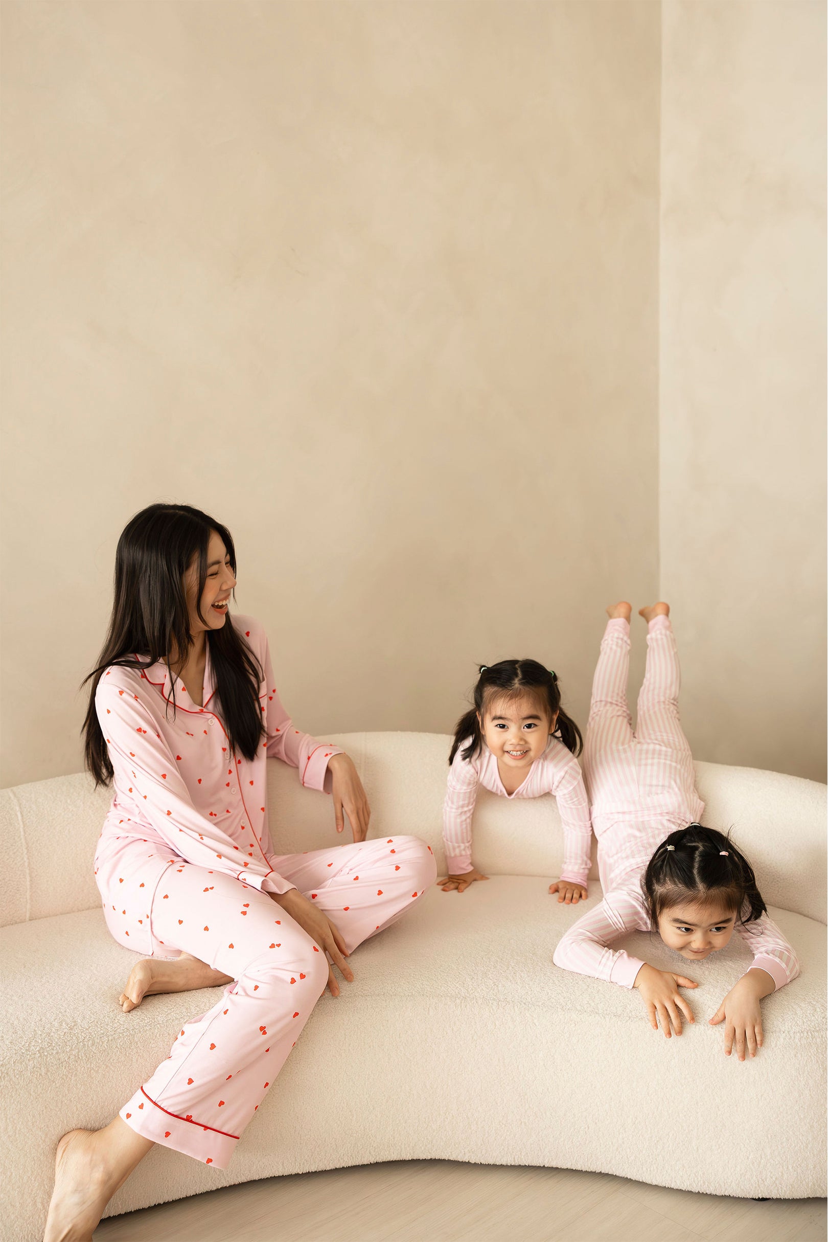 Signature Long Pyjamas Set in Hearts