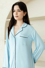 Load image into Gallery viewer, Signature Nightshirt in Saturday Coffee
