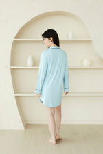 Load image into Gallery viewer, Signature Nightshirt in Saturday Coffee
