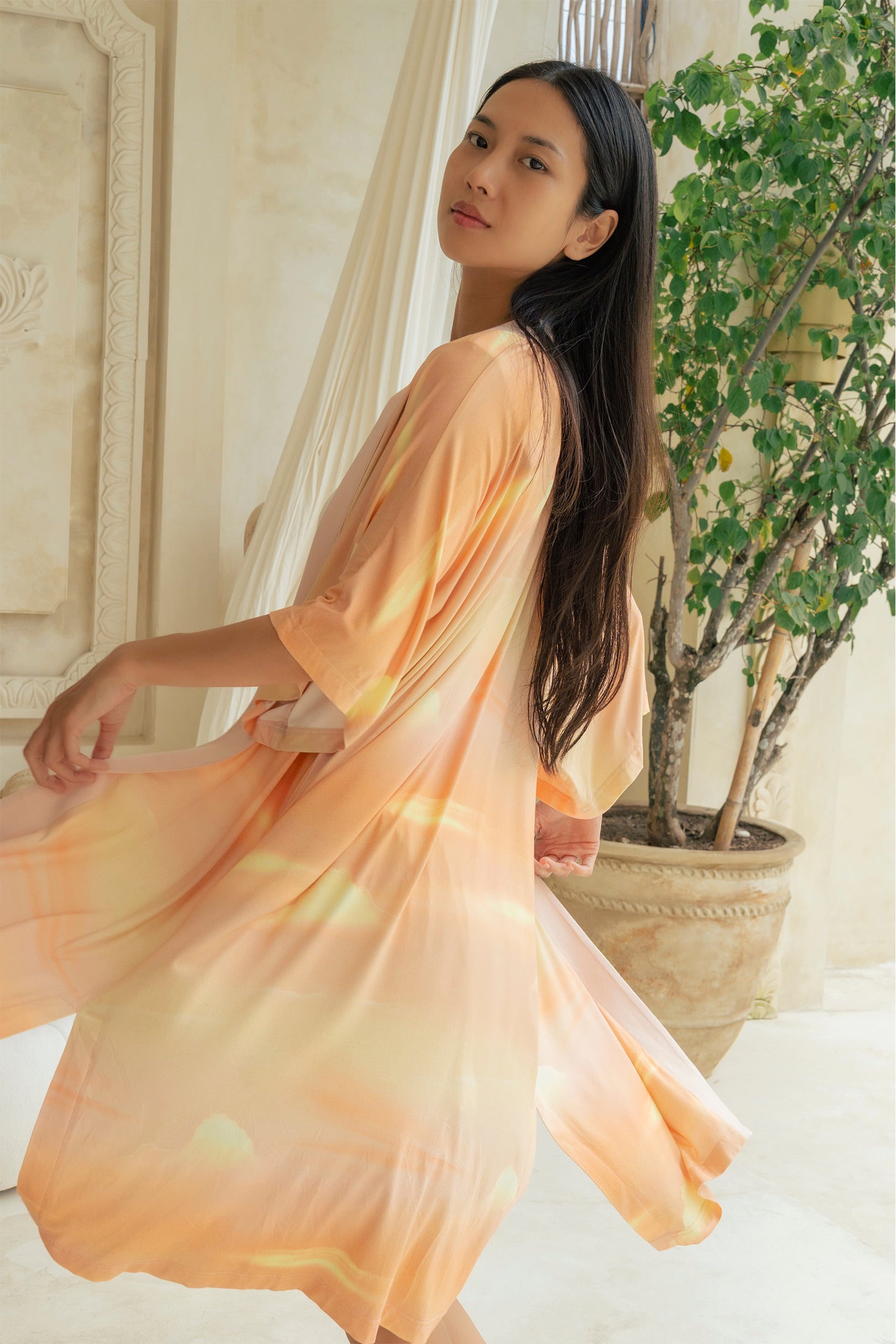 Selenightco x ést.lab Kimono in Sunrise
