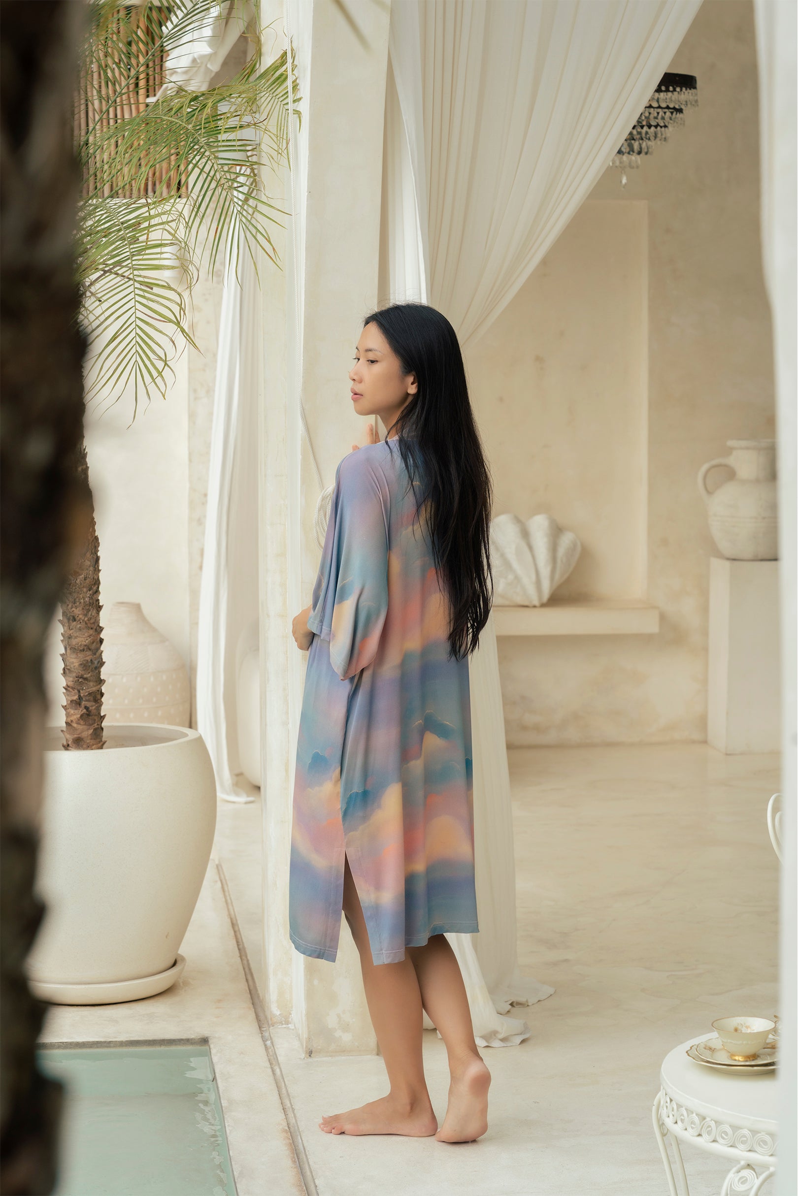 Selenightco x ést.lab Kimono in Sunset