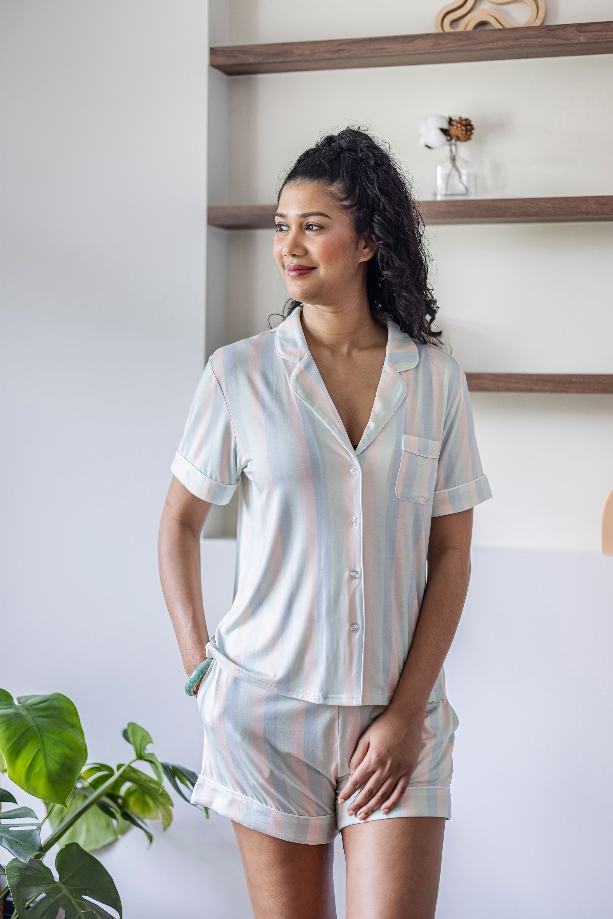 The Signature Pyjamas Shirt in Stripes