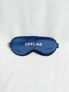 Mulberry Silk Sleep Eye Mask in Sunset Blue