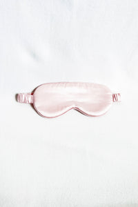 Mulberry Silk Sleep Eye Mask in Soft Pink