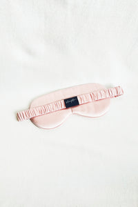 Mulberry Silk Sleep Eye Mask in Soft Pink